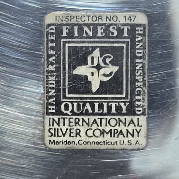 VTG International Silver Round Metal Platter Chased Reticulated Detail - Picture 6 of 13